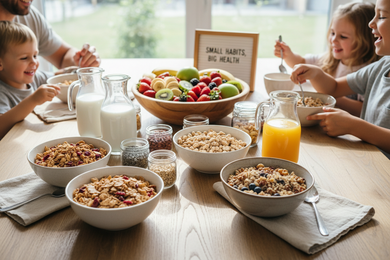 Alimentația curată pentru întreaga familie: obiceiuri mici cu impact mare